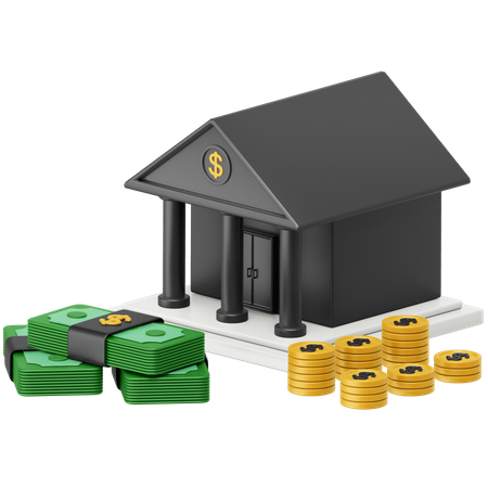 Banco  3D Icon