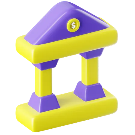 Banco  3D Icon