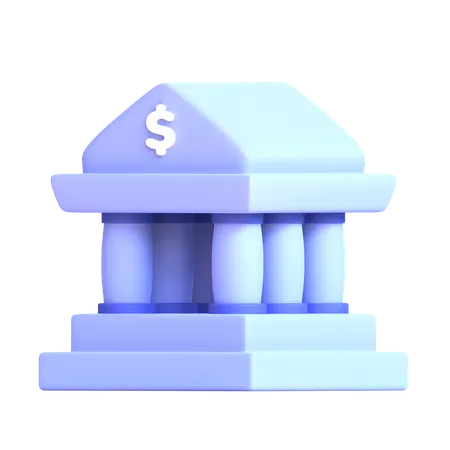 Banco  3D Icon