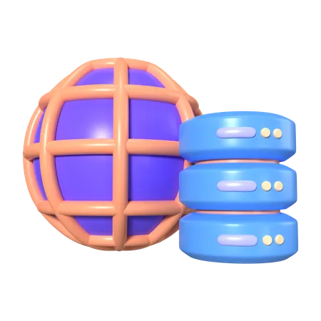 Base de dados  3D Icon