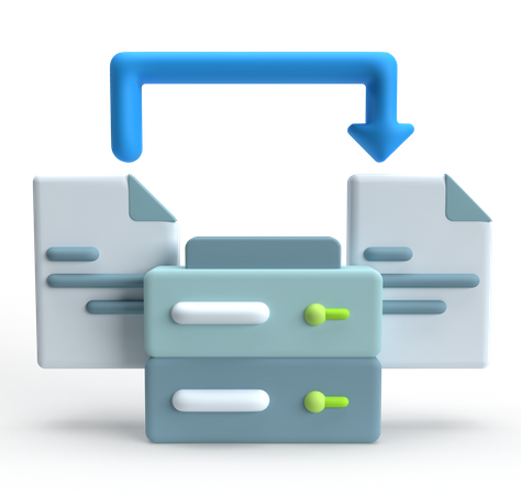 Banco de dados  3D Icon