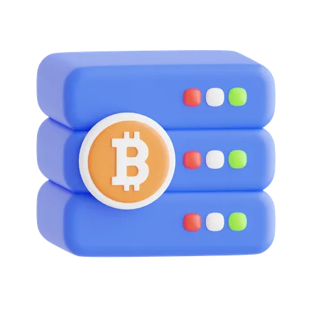 Banco de dados criptográfico  3D Icon