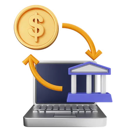 Banco de dinero  3D Icon