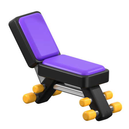 Banco de ejercicios  3D Icon