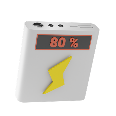 Banco de energía  3D Icon