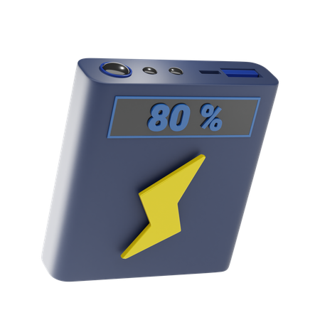 Banco de energía  3D Icon