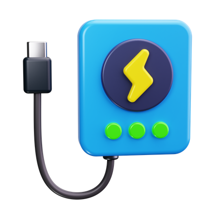Banco de energía  3D Icon