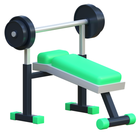 Banco de gimnasio  3D Icon