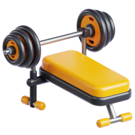 Banco de gimnasio  3D Icon