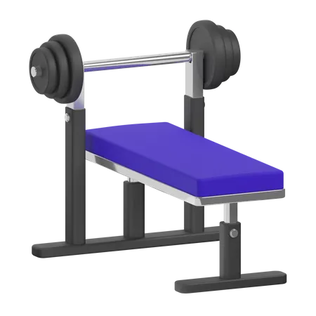 Banco de gimnasio  3D Icon