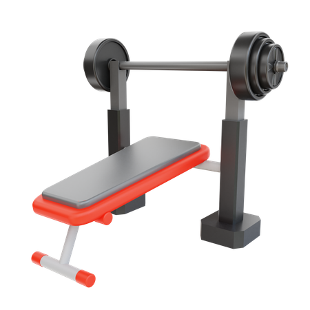 Banco de gimnasio  3D Icon