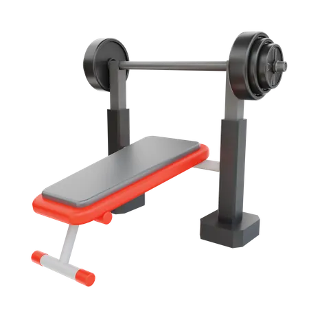 Banco de gimnasio  3D Icon