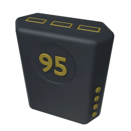 Banco de poder  3D Icon