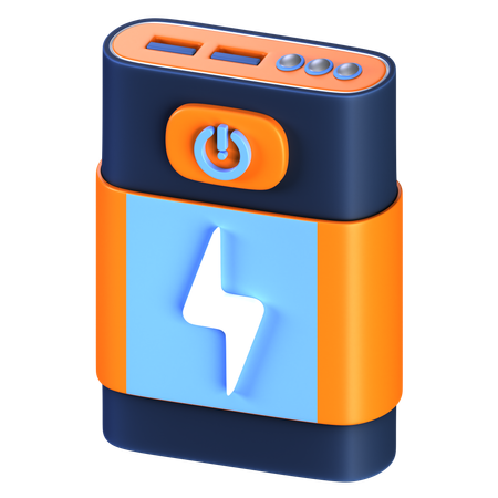 Banco de poder  3D Icon