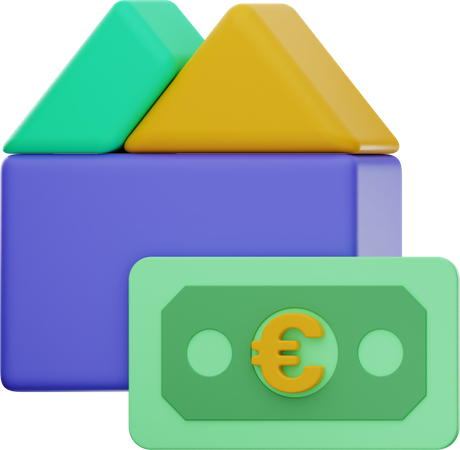 Banco del euro  3D Illustration