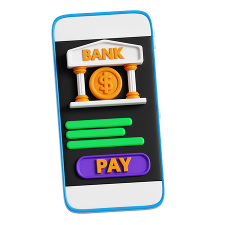 Banco móvel  3D Icon