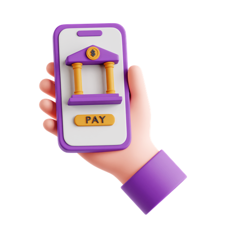 Banco móvel  3D Icon