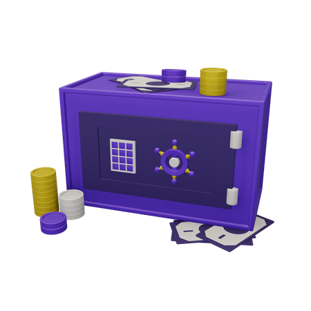 Cofre  3D Icon