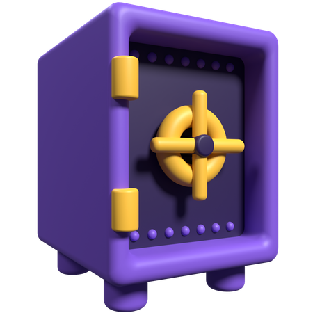 Caja fuerte del banco  3D Icon