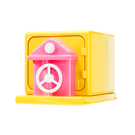 Cofre  3D Icon