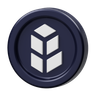 3d bancor crypto coin logo