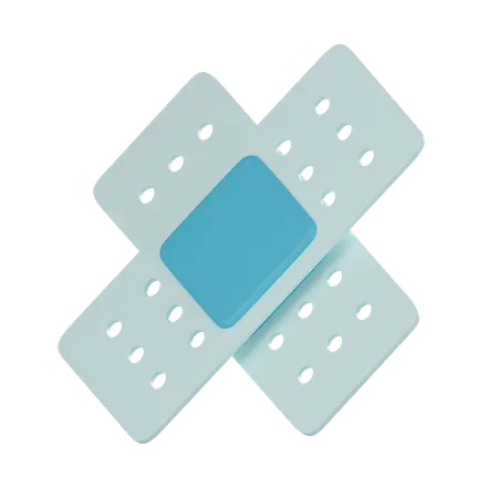 Adhesive Plaster Medical Icon To Represent Skin Care Injury Treatment And Emergency Care In Your Digital Projects 3 D Render Illustration 3D Icon