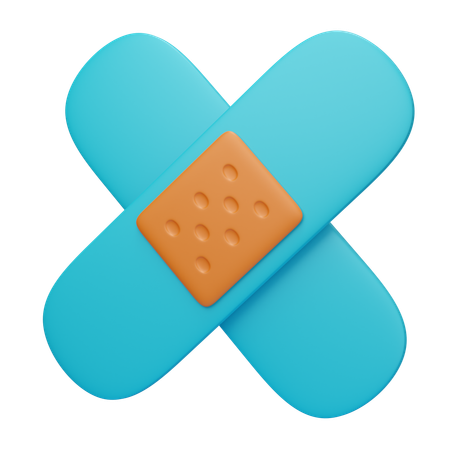 붕대  3D Icon