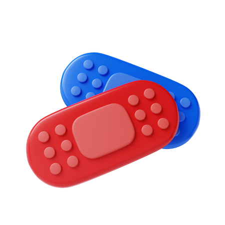 붕대  3D Icon