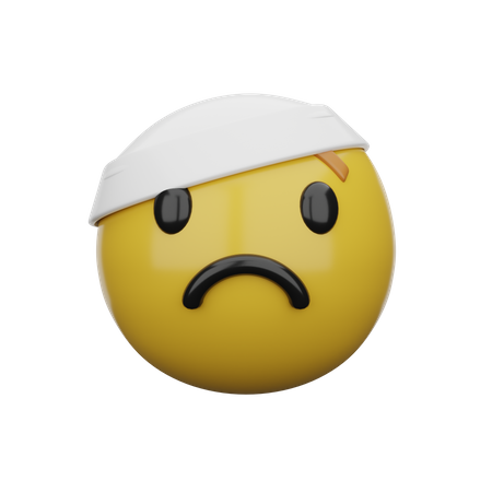 Bandage Emoji 3D Illustration