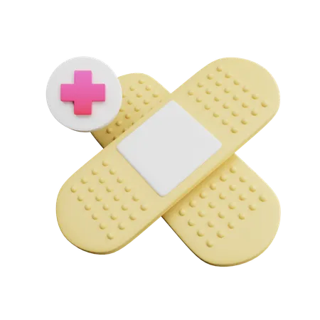 Bandage Plaster  3D Icon