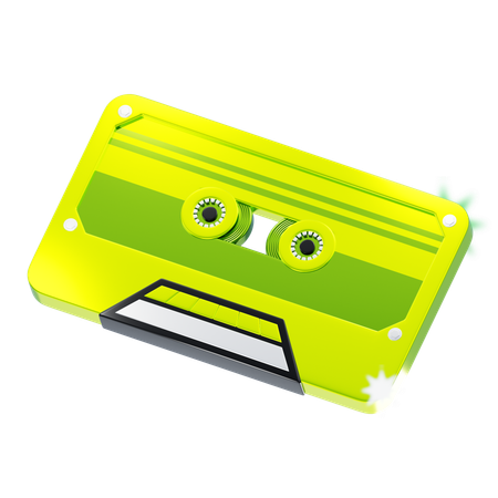 Cassette audio  3D Icon