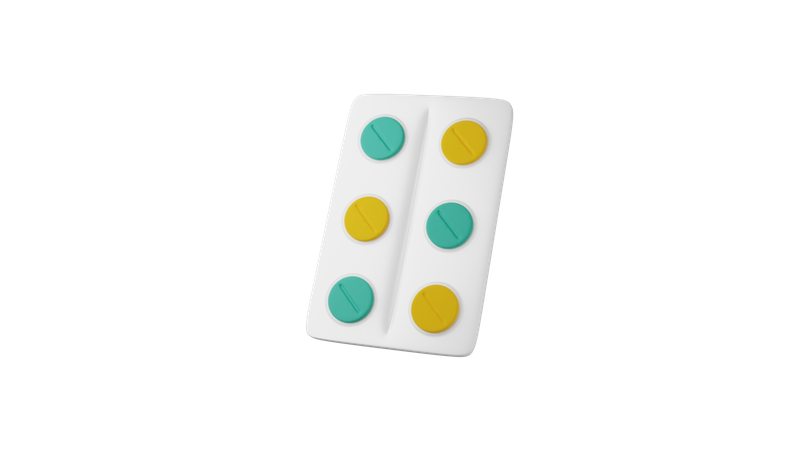 Bande de médicaments  3D Icon