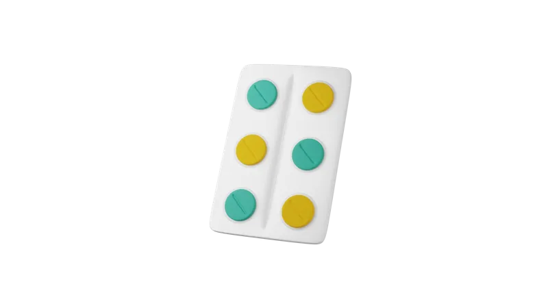Bande de médicaments  3D Icon