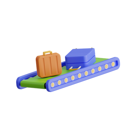 Bande transporteuse  3D Icon