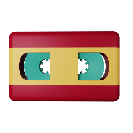 Cassette vidéo  3D Icon