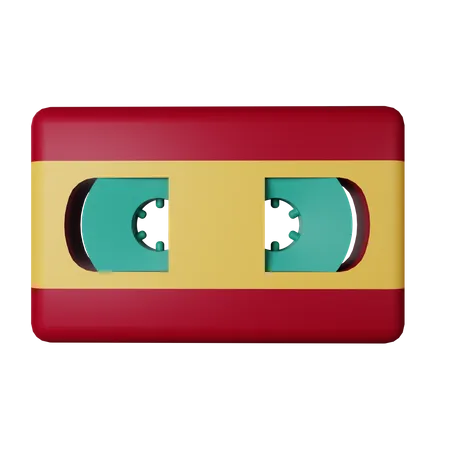 Cassette vidéo  3D Icon