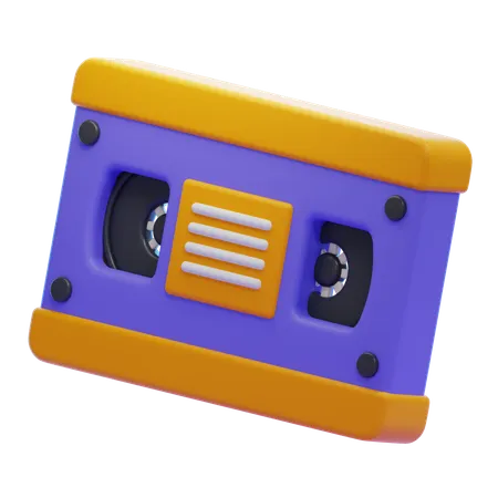 CASSETTE VIDÉO VHS  3D Icon