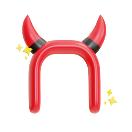 Bandeau diable  3D Icon