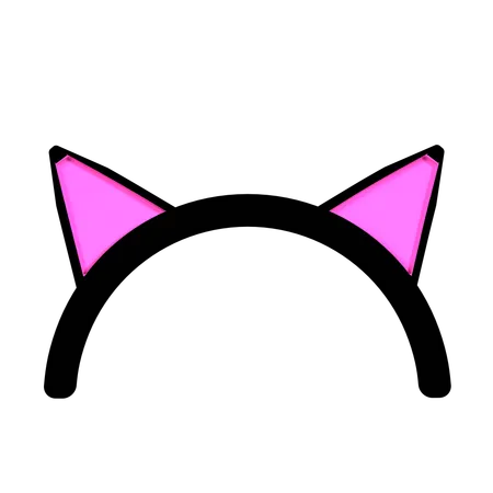 Bandeau oreilles de chat  3D Icon