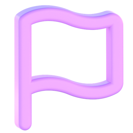 Bandeira  3D Icon