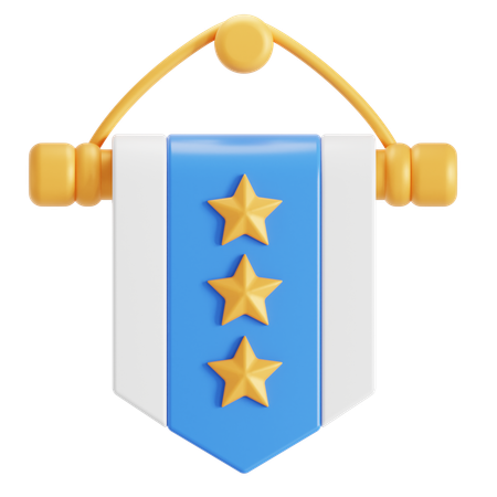 Bandeira  3D Icon
