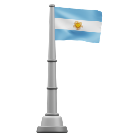 Bandeira argentina  3D Icon