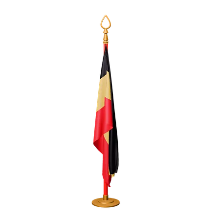 Bandeira da Bélgica  3D Icon