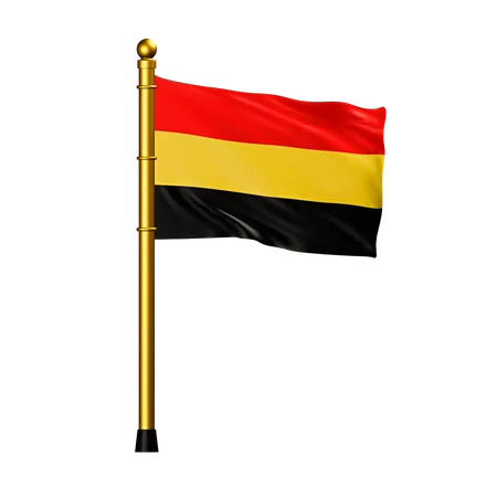 Bandeira da Bélgica  3D Icon