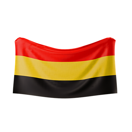 Bandeira da Bélgica  3D Icon