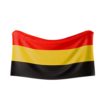 Bandeira da Bélgica  3D Icon