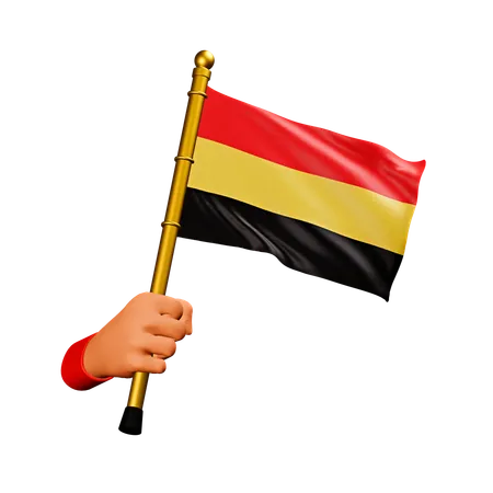 Bandeira da Bélgica  3D Icon