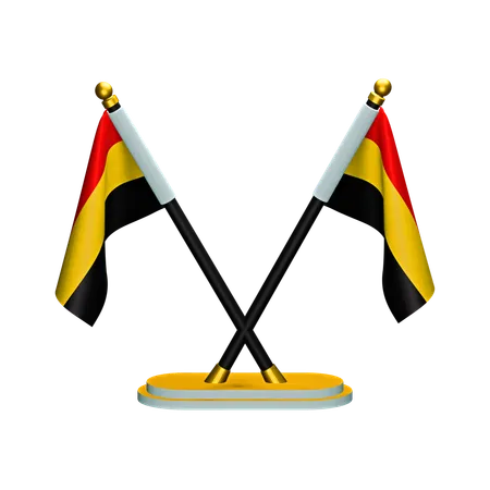 Bandeira da Bélgica  3D Icon