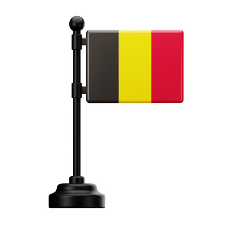 Bandeira da Bélgica  3D Icon
