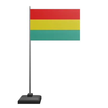 Bandeira da bolívia  3D Icon